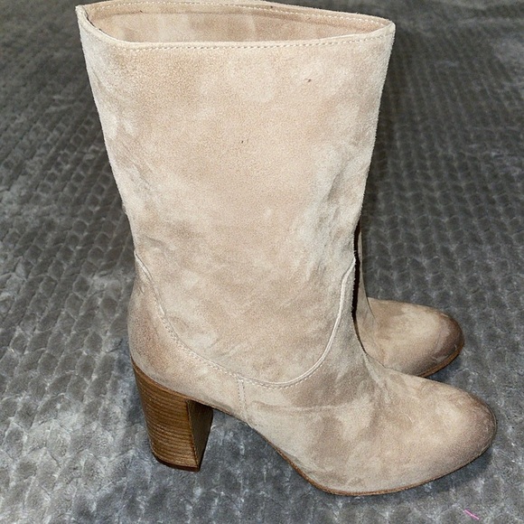 Free People Vero Cuoio Dakota Heel Boots.  Size 37.  Made in Italy. - Picture 1 of 13